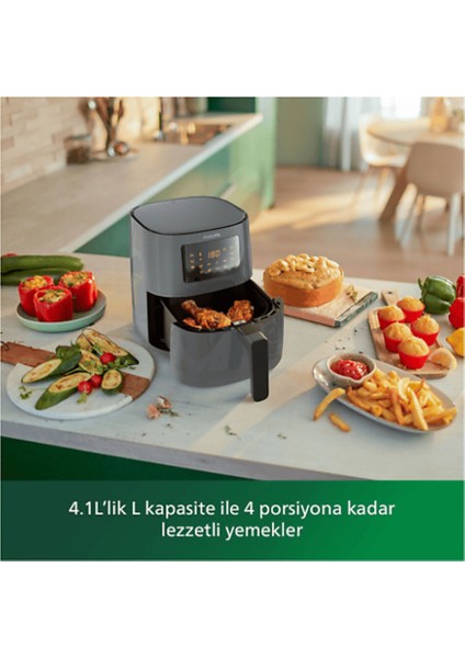 Kare Airfryer 5000 Serisi, Uzaktan Bağlantılı, Rapid Air Teknolojili, 4.1 L, 1400 W fırsatları