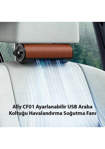 Ally CF01 Ayarlanabilir Araç ve Oyuncu Koltuğu Için Havalandırma Soğutma Fanı - BRF17496-689 modelleri