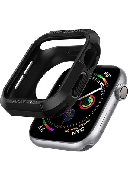 Ally Apple Watch 4-5 40MM Şok Darbe Onleyici Silikon KILIF-(1903) - BRF13692-9165