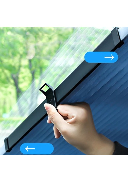 Ally 46CM Araç Ön Cam Güneşlik Otomatik Geri Çekilebilir KATLANABILIR-(1903) - BRF14483-9412 indirimleri