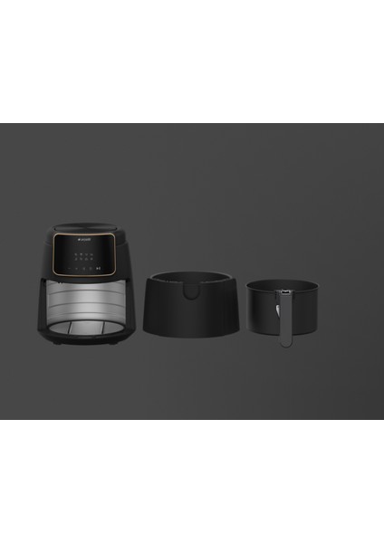 Az Yağlı Fritöz, 1500W, Çıkarılabilir Sepet, Siyah, Sağlıklı ve Pratik Kullanım fiyatları