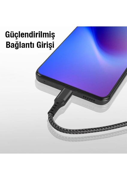 Ally 1mt 27W Type-C To iPhone Lightning Süper Hızlı Data ve Şarj Kablosu Akım V - BRF12381-549 indirimleri