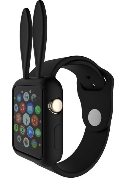 Ally Apple Watch 1-2-3-4 42MM Tavşan Figürü Silikon KILIF-(1903) - BRF18596-6462 fırsatları