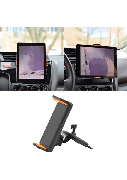 Ally 360 Döner Araç CD Yuvası Tablet Tutucu Büyük Ekran Tutucu 11.50-19CM-(1903 - BRF17657-337
