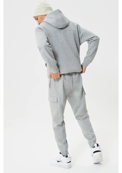 Nsw Clup Fleece Şardonlu Erkek Gri Kargo Eşofman Altı fiyatları