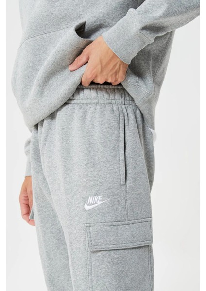 Nsw Clup Fleece Şardonlu Erkek Gri Kargo Eşofman Altı fırsatları