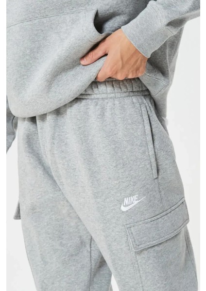 Nsw Clup Fleece Şardonlu Erkek Gri Kargo Eşofman Altı indirimleri