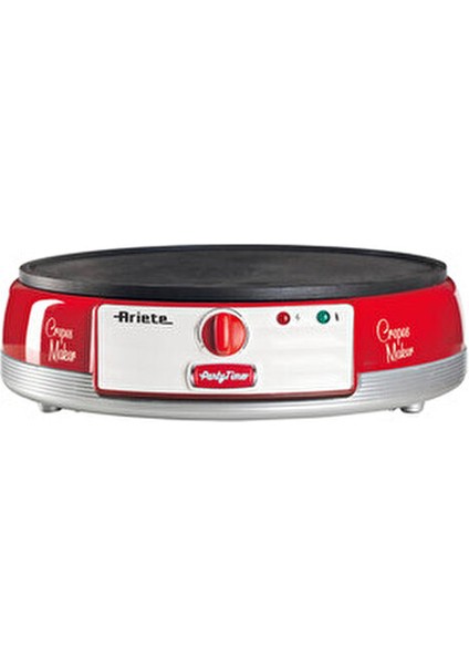 Krep Yapma Makinesi Yapışmaz Yüzey 1000 W 35x33x9,5 cm 1 Parça Kırmızı fiyatları