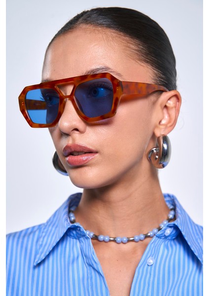 Kaitlyn Orange Blue Güneş Gözlüğü fiyatları