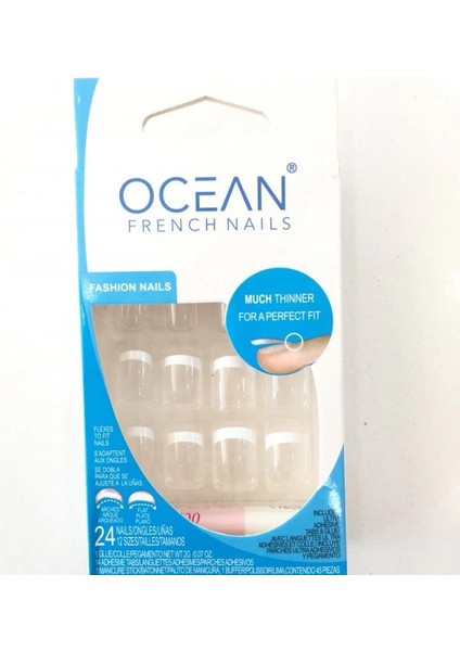 Şeffaf Takma Tırnak (Ince French) 192A