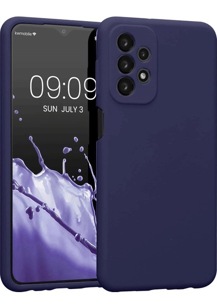 Samsung Galaxy A23 4g Kılıf First Silikon - Lacivert - BRF16268-4271