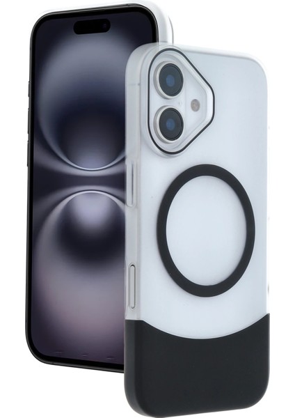 Apple iPhone 16 Velar Magsafe Kapak - Siyah - BRF19367-7085