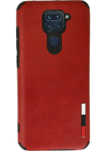 Xiaomi Redmi Note 9 Kılıf Loop Deri Silikon - Kırmızı - BRF16259-7853
