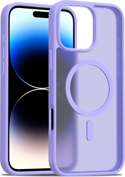 iPhone 16 Pro Jota Magsafe Kapak - Lila - BRF19157-5733