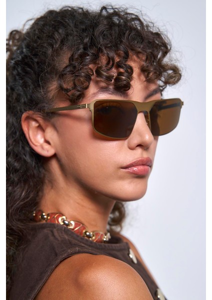 Pulse Antique Gold Brown Güneş Gözlüğü modelleri