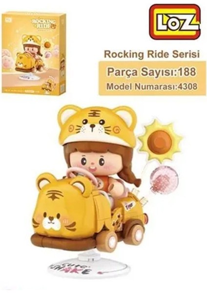 Nessiworld LZ-4308 Loz Kaplan Sallanma Sürüşü 188 Parça Block Oyuncak