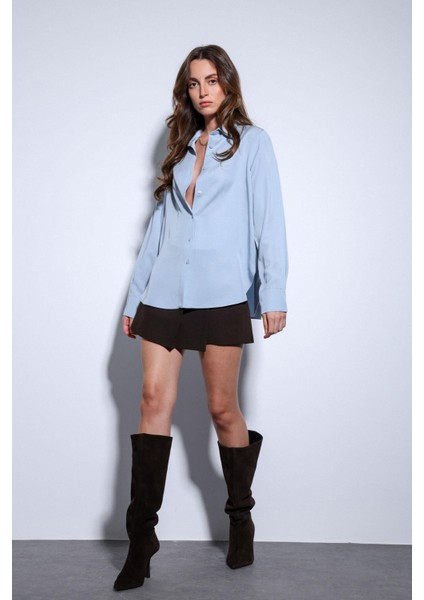 Bebe Mavi Premium Kadın Gömlek fiyatları