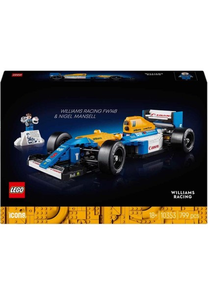 Nessiworld LEGO Icons Williams Racing FW14B ve Nigel Mansell 10353 indirimleri