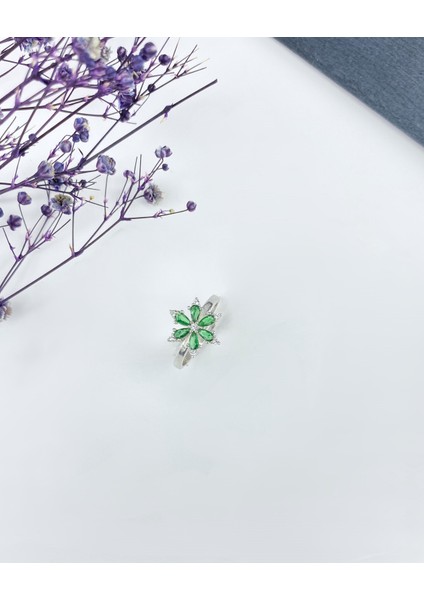 925 Ayar Gümüş Lotus Çiçeği Seti ( Kolye , Yüzük , Küpe ) modelleri