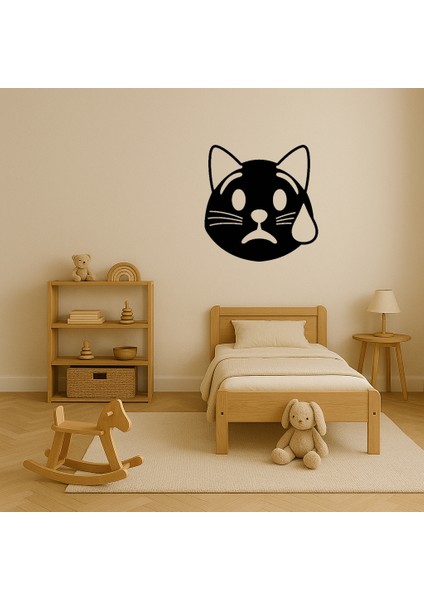 Ağlayan Kedi Yüz Ifadeli Dekoratif Tablo - BRF12313-3015 modelleri