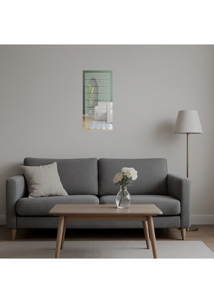 Minimalist Geometrik Aynalı Tablo - BRF11360-8738 indirimleri