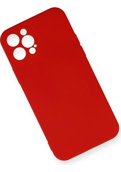 iPhone 12 Pro Max Kılıf Nano Içi Kadife Silikon - Kırmızı - BRF15949-4922 fiyatları