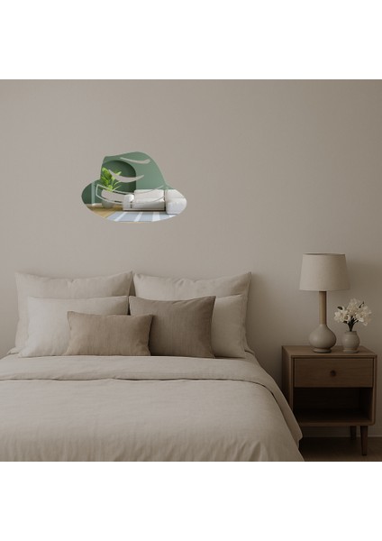 Kırmızı Şapka Dekoratif Duvar Aynalı Tablosu - BRF11392-3401 fiyatları