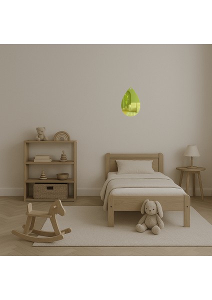 Damla Desenli Dekoratif Altın Aynalı Tablo - BRF16514-4535 fırsatları