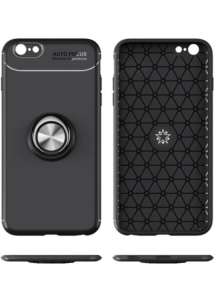 iPhone 6 Kılıf Range Yüzüklü Silikon - Kırmızı - BRF13281-2277 indirimleri