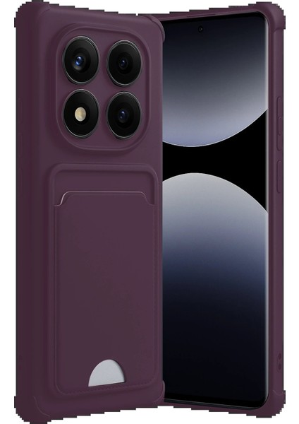 Xiaomi Redmi Note 14 Pro 5g Kelvin Kartvizitli Silikon - Derin Mor - BRF19453-9831