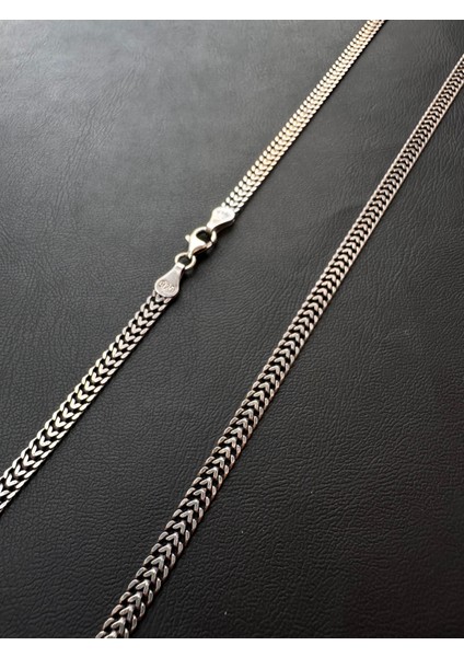 4 mm 65 cm Hasır Model Erkek Gümüş Zincir Kolye fiyatları