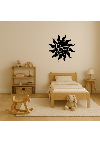 Gözlüklü Güneş Yüzü Dekoratif Tablo - BRF17789-8594 modelleri