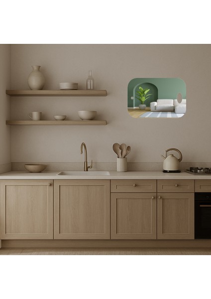 Modern Çizgiler Iç Mekan Dekoratif Aynalı Tablo - BRF16374-9219 modelleri