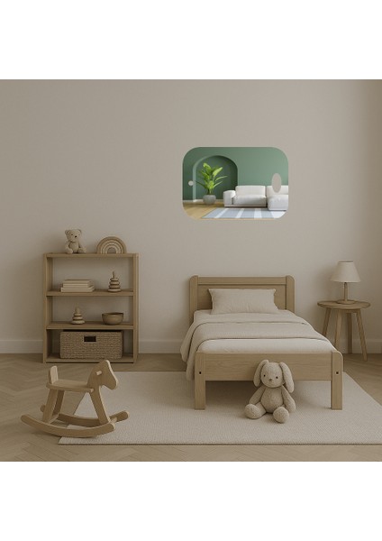 Modern Çizgiler Iç Mekan Dekoratif Aynalı Tablo - BRF16374-9219 fırsatları