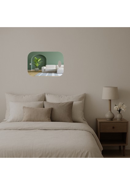 Modern Çizgiler Iç Mekan Dekoratif Aynalı Tablo - BRF16374-9219 fiyatları