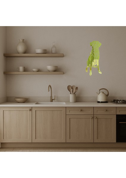 Eğlenceli Köpek Dekoratif Altın Aynalı Tablo - BRF18414-2712 modelleri