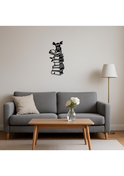 Kitap Okuyan Kız Dekoratif Tablo - BRF16235-3118 fırsatları