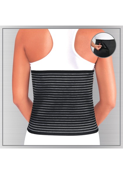 HB8240 Yeni Nesil Abdominal Karın Korsesi 26 cm Large-Xxlarge - Siyah