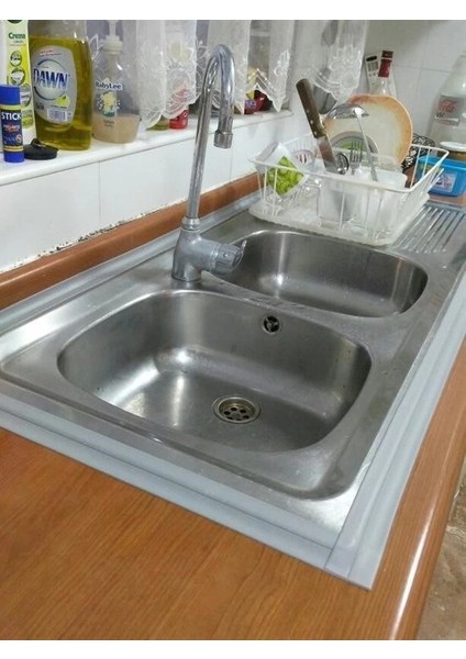 Gri Su Sızdırmaz Banyo Mutfak Lavabo Küvet Izolasyon Şerit Bant