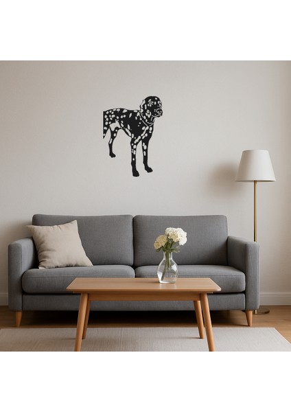 Zarif Köpek Dekoratif Tablo - BRF19556-5564 fırsatları