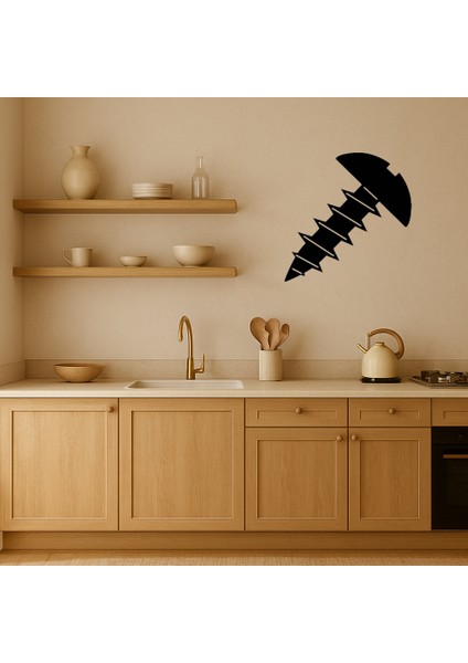 Endüstriyel Mdf Vida Tasarımlı Dekoratif Duvar Tablosu - BRF14602-5791 fiyatları