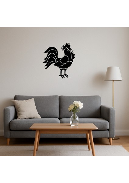 Tavuk Figürlü Mdf Dekoratif Tablo - BRF16639-1178 fırsatları