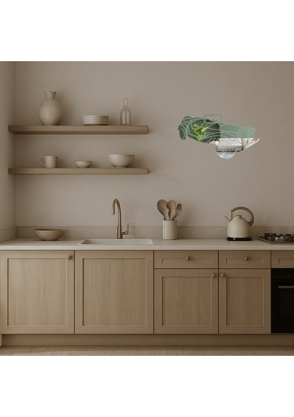 Klasik Otomobil Temalı Dekoratif Duvar Aynalı Tablosu - BRF14641-2643 modelleri