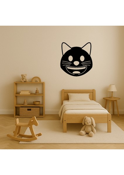 Mdf Gülümseyen Kedi Emoji Tablosu - BRF12869-6777 modelleri