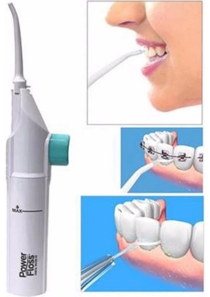 Taşınabilir Portatif Diş Ipi Power Floss | Manuel Su Pompalama Ile Kolay ve Etkili Diş Temizliği