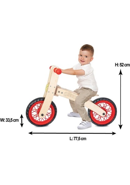 Nessiworld 02 001 Pilsan Freestyle Cycle - Ahşap Bisiklet Pedalsız / +24 Ay fiyatları
