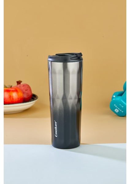 Colorstay™ Slim 500 ml Paslanmaz Çelik Termos – Çift Kat Vakumlu, Sızdırmaz Kapak, 6 Saat Sıcak & Soğuk