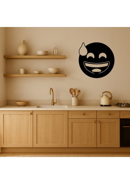 Terleyen Yüz Emojisi Mdf Dekor Tablo - BRF16527-6382 fiyatları