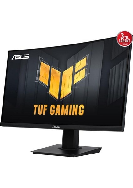 23.6" VA KAVİSLİ TUF GAMING VG24VQER 1MS 180Hz HDMI-DP Gaming Monitör (1920 X 1080)