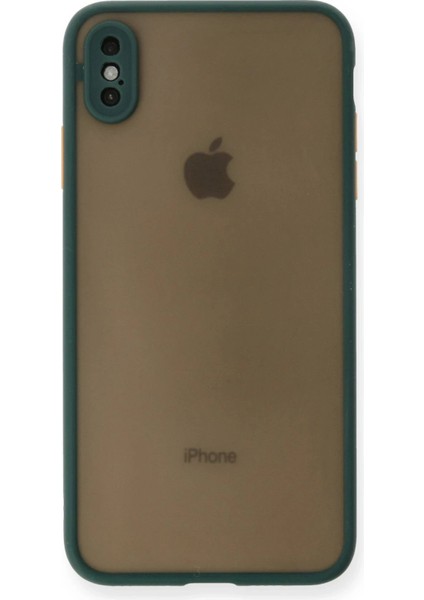 iPhone x Kılıf Montreal Silikon Kapak - Yeşil - BRF12867-9645